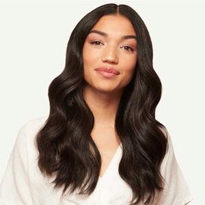 LuxyHair Mocha Brown Halo Extensions (16in)